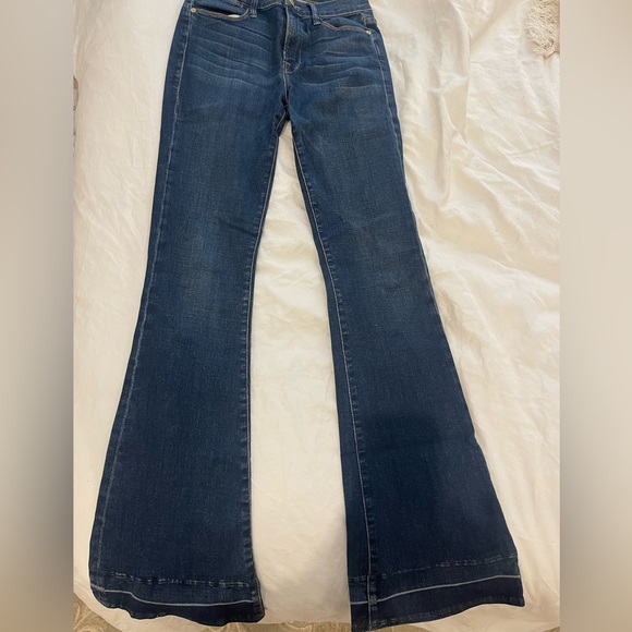 Frame Le Heigh Flare jeans in Colby wash - Picture 3 of 6